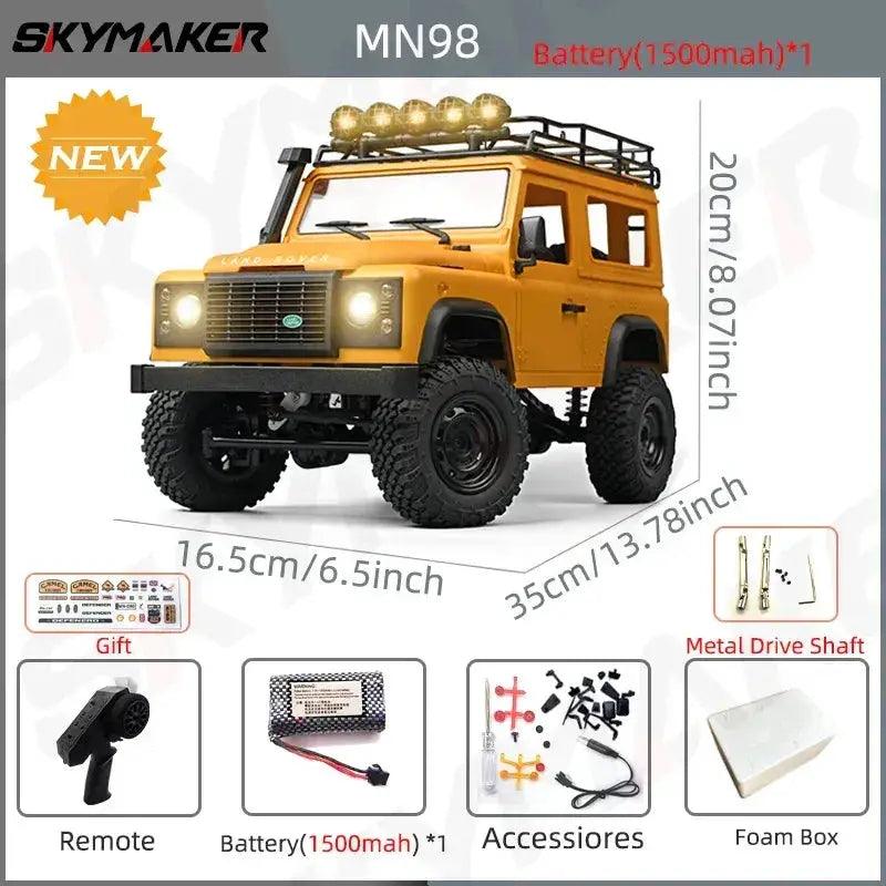  Twelfth Scale RC Car 4WD Rock Crawler RTR Premium Ready -  ToylandEU™