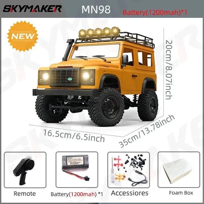  Twelfth Scale RC Car 4WD Rock Crawler RTR Premium Ready -  ToylandEU™