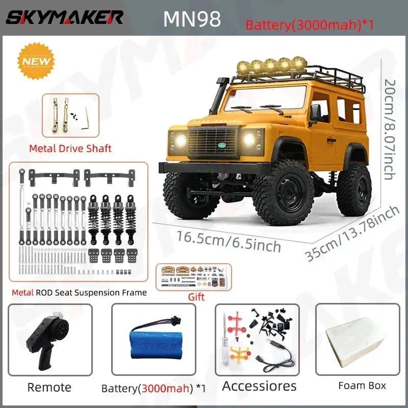  Twelfth Scale RC Car 4WD Rock Crawler RTR Premium Ready -  ToylandEU™