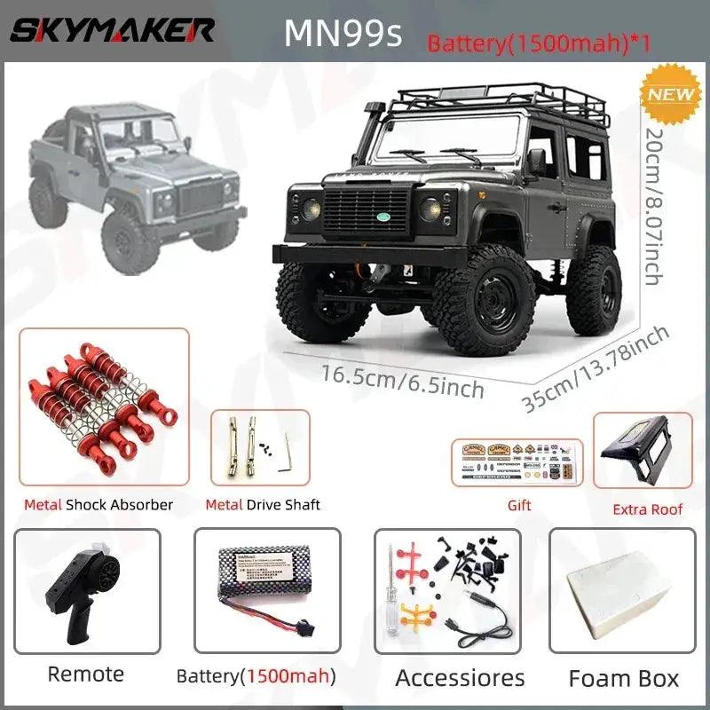  Twelfth Scale RC Car 4WD Rock Crawler RTR Premium Ready -  ToylandEU™