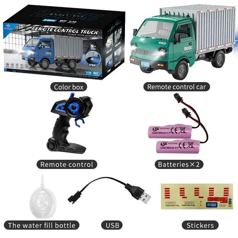 RC Car TwoPointFourGHz 1To16 Drift Truck With LEDs - ToylandEU