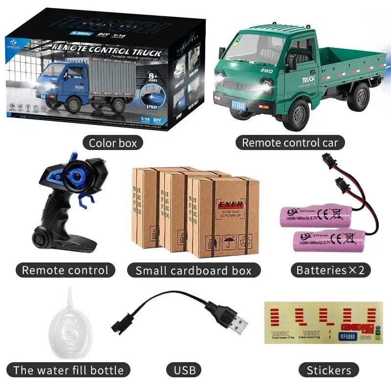 RC Car TwoPointFourGHz 1To16 Drift Truck With LEDs - ToylandEU