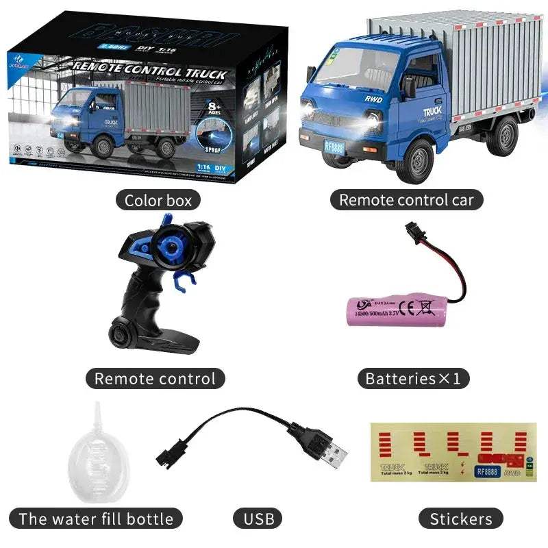 RC Car TwoPointFourGHz 1To16 Drift Truck With LEDs - ToylandEU