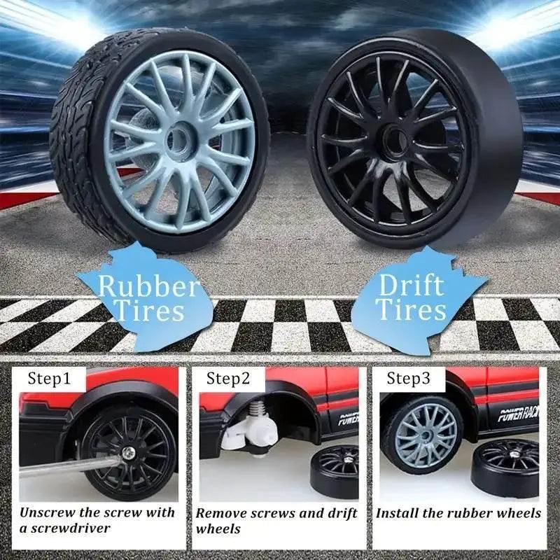  RC Ultimate 1:24 Scale Drift RC Car with Custom Tires & Mini-Cones Fun -  ToylandEU™