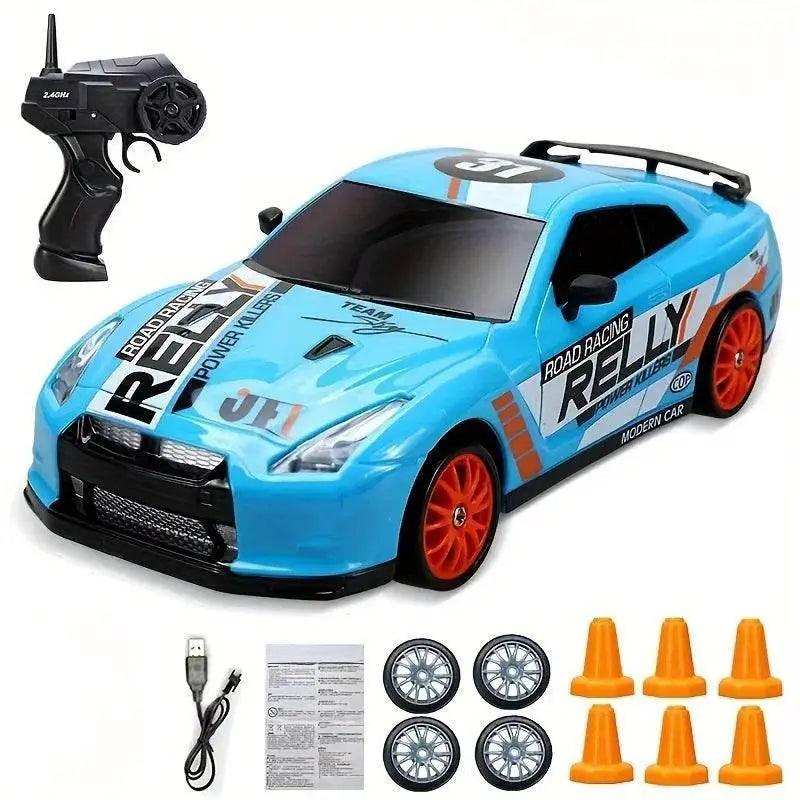  RC Ultimate 1:24 Scale Drift RC Car with Custom Tires & Mini-Cones Fun -  ToylandEU™