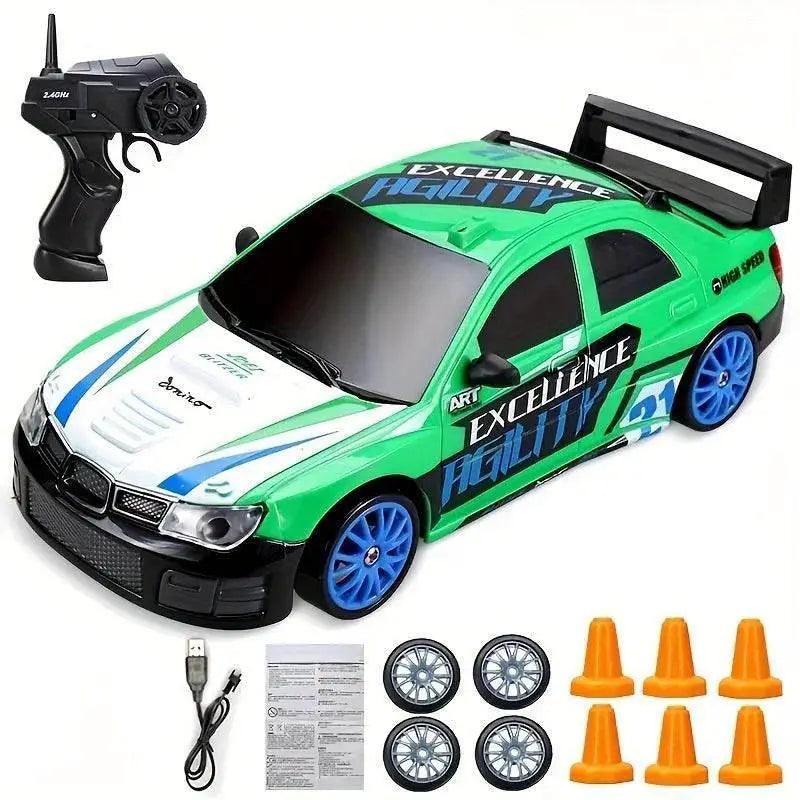  RC Ultimate 1:24 Scale Drift RC Car with Custom Tires & Mini-Cones Fun -  ToylandEU™