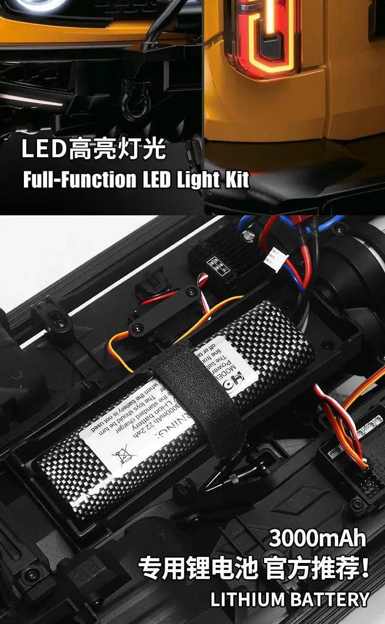  RC Ultimate 1:10 Scale 2.4G Remote Control Off-Road Climbing Car for Adults - High & Low Speed All-Terrain Vehicle -  ToylandEU™