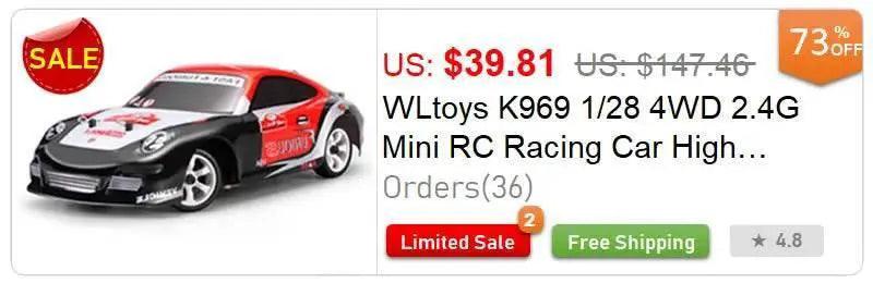  RC WL 144010 V8 1:14 Scale 4WD High-Speed Brushless Motor RC Drift Car - 75Km/H Off-Road Racing Vehicle for Kids -  ToylandEU™
