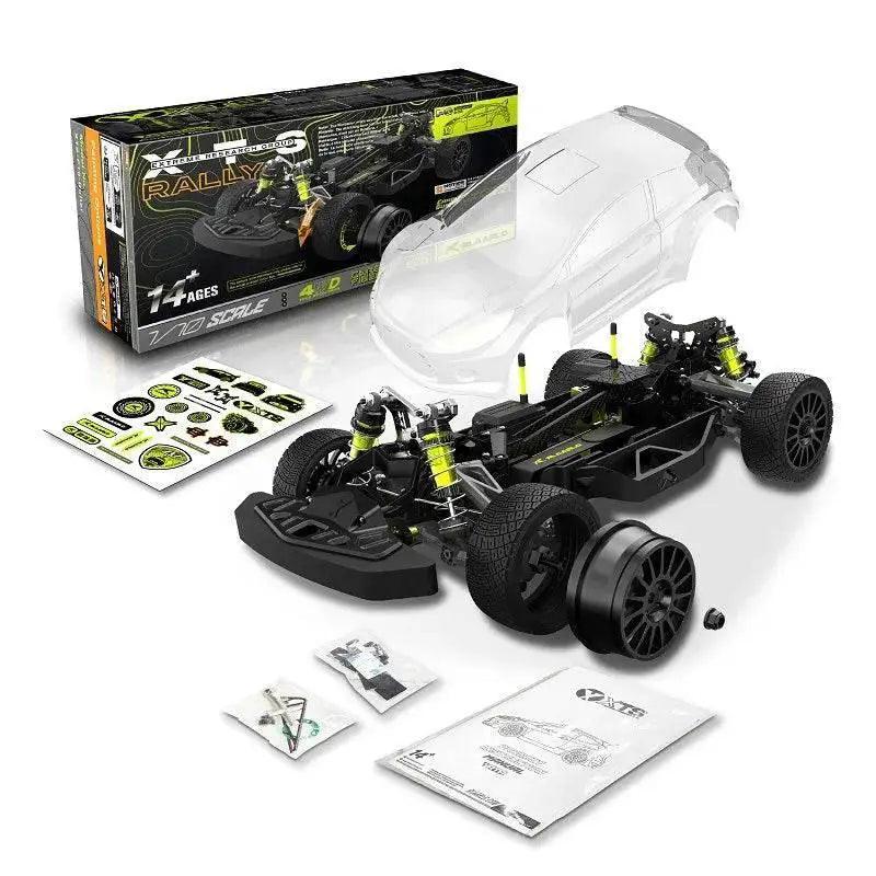  RC XTS-F10 1:10 Scale 4WD Brushless Electric Rally Car - High-Speed Remote Control Model with Complete Accessories -  ToylandEU™