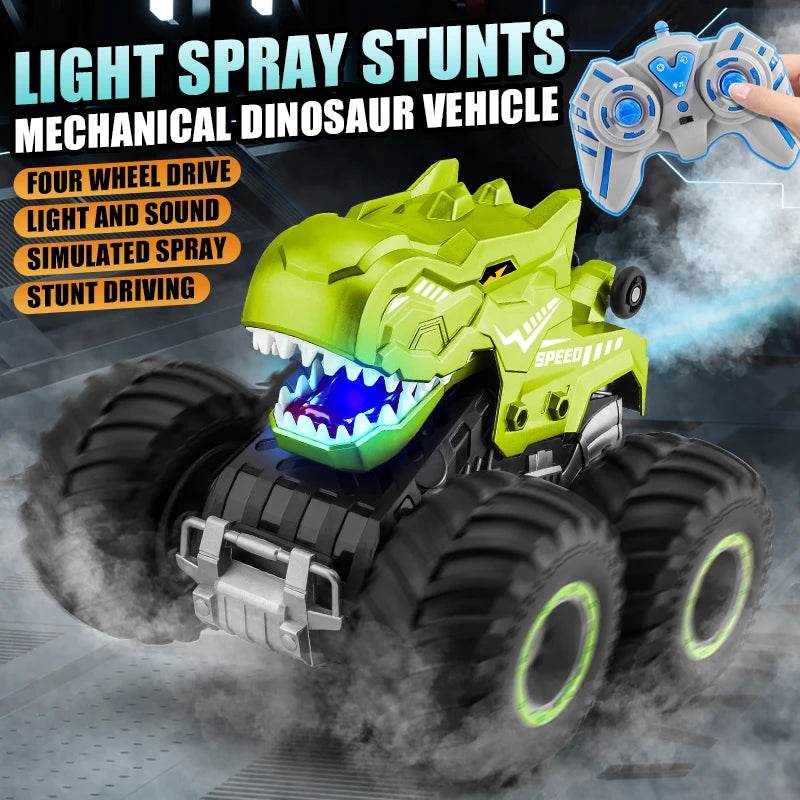 RC Cars 2.4G Remote Control Dinosaur Car Toy Gift for Boys - ToylandEU