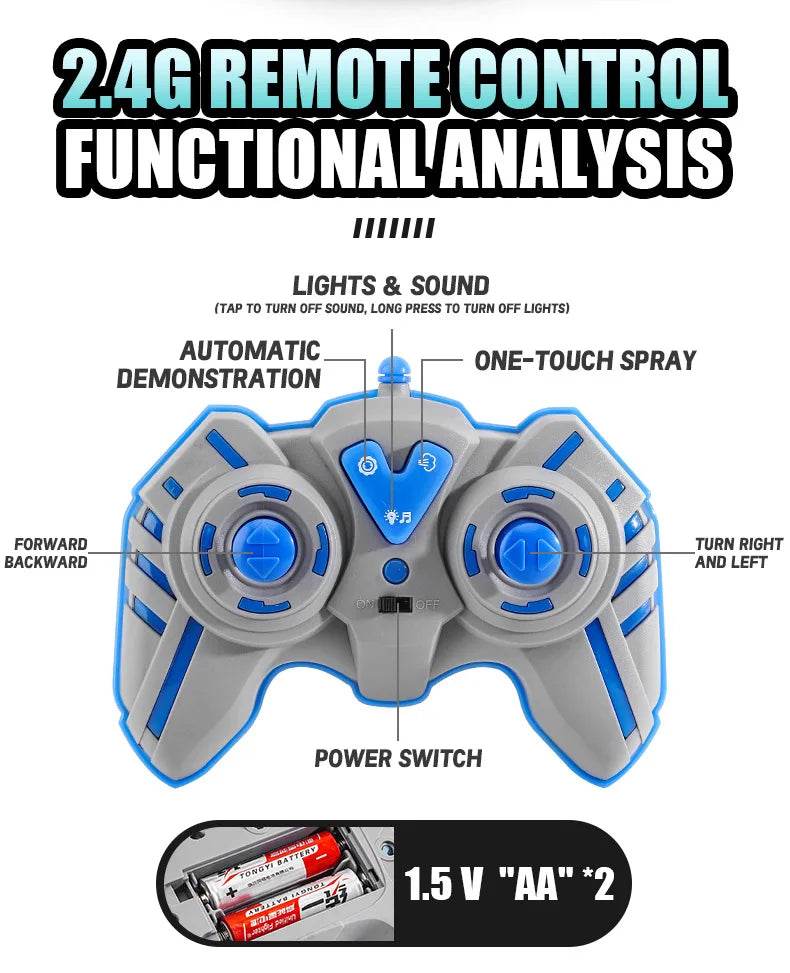 RC Cars 2.4G Remote Control Dinosaur Car Toy Gift for Boys - ToylandEU