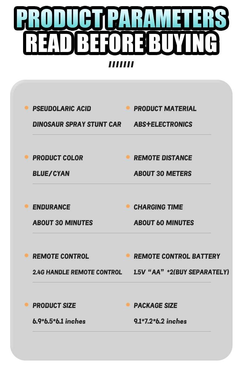 RC Cars 2.4G Remote Control Dinosaur Car Toy Gift for Boys - ToylandEU