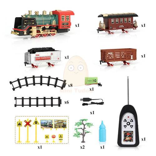 RC Classic Remote Control Steam Train Car - Vintage Charm & Realism - ToylandEU