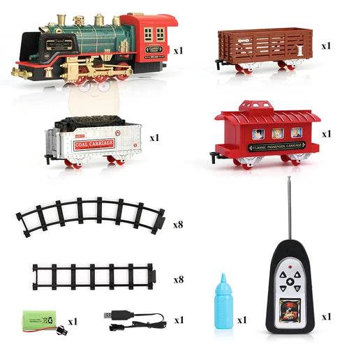 RC Classic Remote Control Steam Train Car - Vintage Charm & Realism - ToylandEU