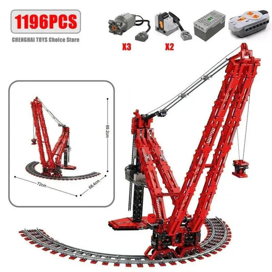  RC Crane Building Blocks Remote Control Desktop Display -  ToylandEU™