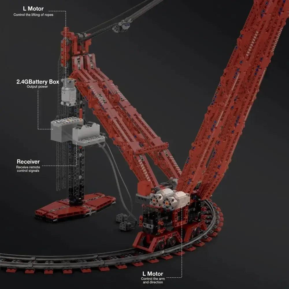  RC Crane Building Blocks Remote Control Desktop Display -  ToylandEU™