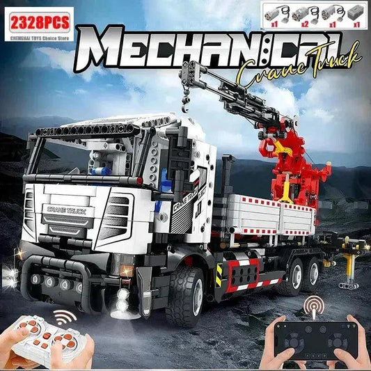  RC Crane Building Blocks Set Remote Control STEM -  ToylandEU™