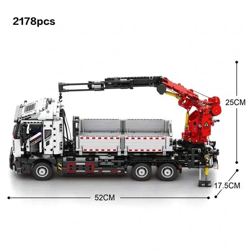 RC Crane Truck Building Blocks Set With Remote Control - ToylandEU