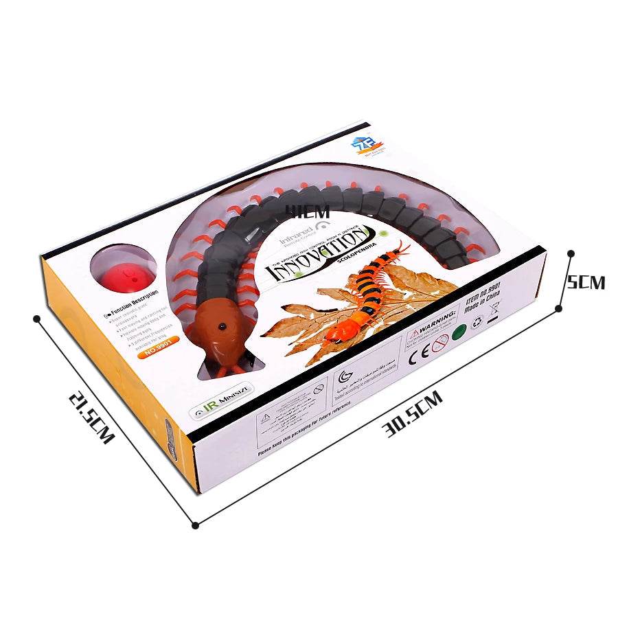 RC Creepy Crawly Infrared Remote Control Centipede for Halloween Fun! - ToylandEU
