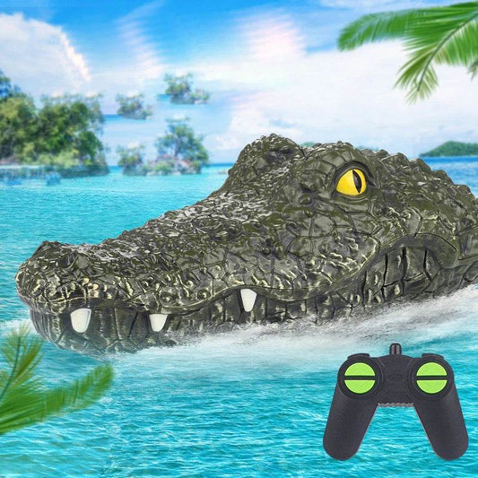 RC Crocodile Head RC Speedboat - Fun Water Toy with 2.4G Remote Control - ToylandEU