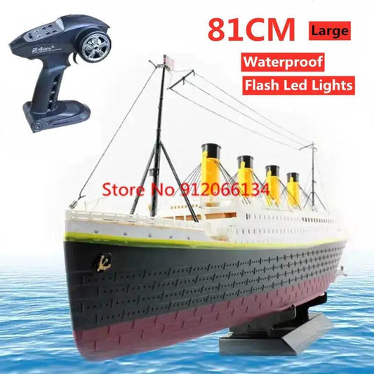  RC Cruise Ship Model With LED Lights Waterproof -  ToylandEU™