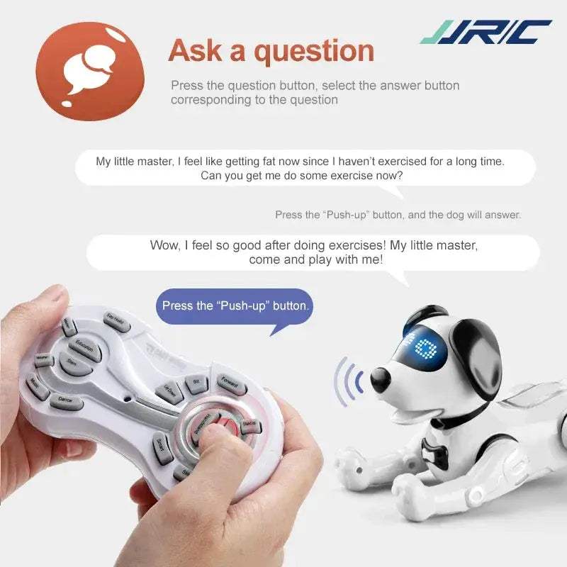 RC Dog Remote Control Robot Toy With Talking Dance Features - ToylandEU