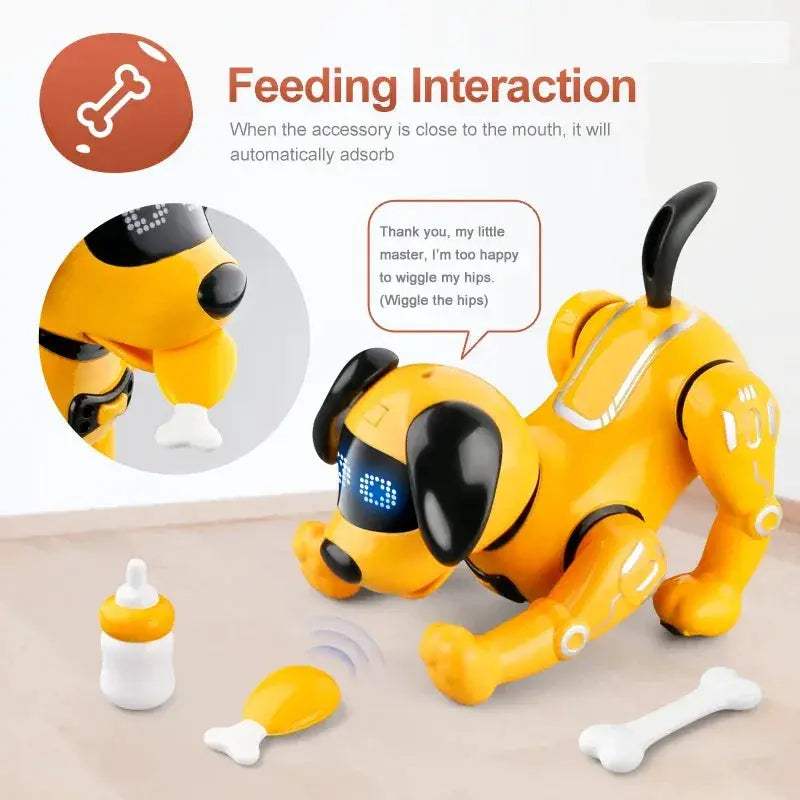 RC Dog Remote Control Robot Toy With Talking Dance Features - ToylandEU