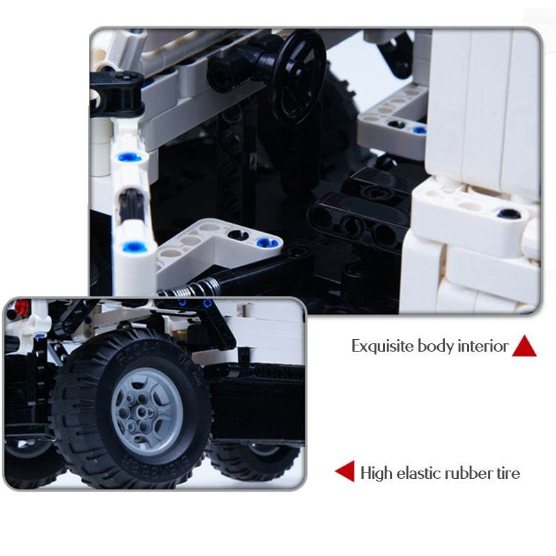 RC Double Eagle 533 бр. Дистанционно управление Jeep строителни блокове за деца - ToylandEU