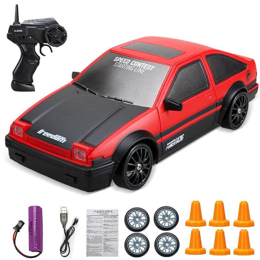 RC Drift Adventure 4WD RC AE86 GTR Car Toy - Perfect Gift for Kids - ToylandEU