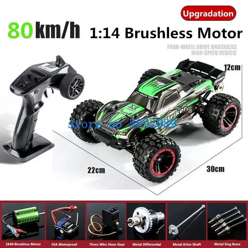 RC Drift Car With Metal Shocks Waterproof Brushless - ToylandEU