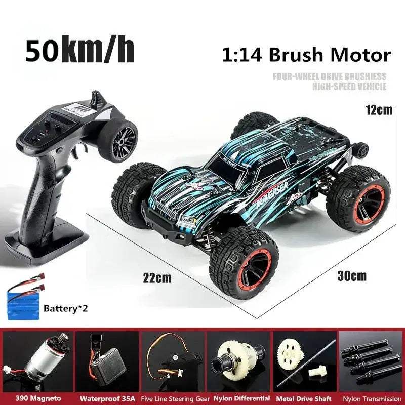 RC Drift Car With Metal Shocks Waterproof Brushless - ToylandEU
