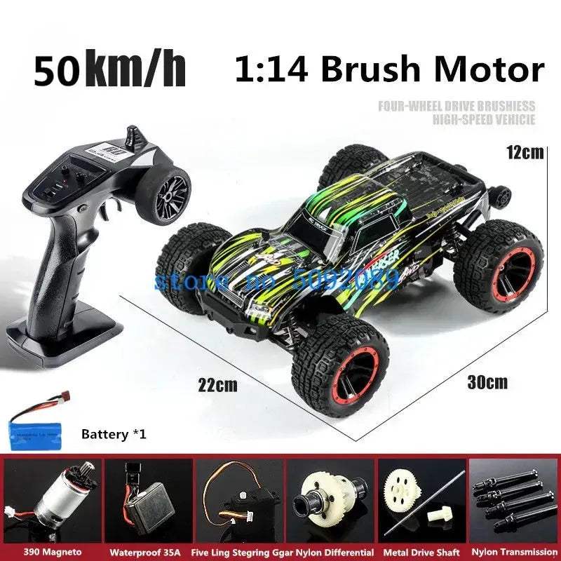 RC Drift Car With Metal Shocks Waterproof Brushless - ToylandEU