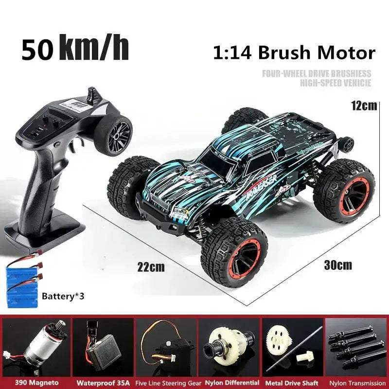 RC Drift Car With Metal Shocks Waterproof Brushless - ToylandEU