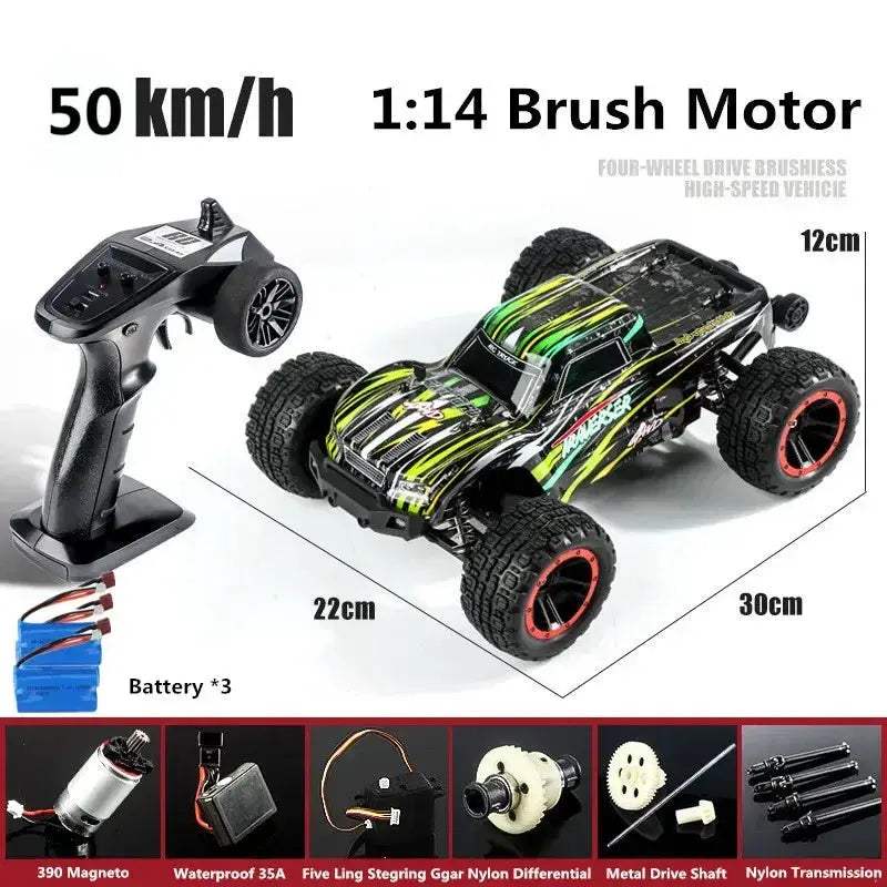 RC Drift Car With Metal Shocks Waterproof Brushless - ToylandEU