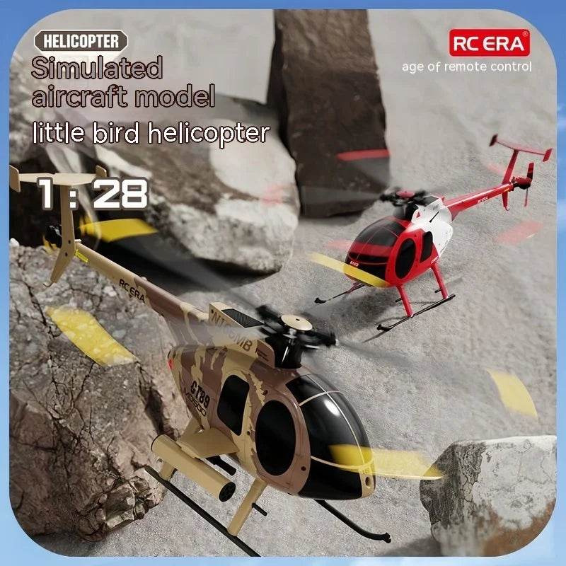 RC Dual-Function 1:28 RC Helicopter C189 Bird Tusk MD500 for Thrilling Flights - ToylandEU