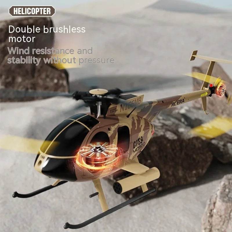 RC Dual-Function 1:28 RC Helicopter C189 Bird Tusk MD500 for Thrilling Flights - ToylandEU