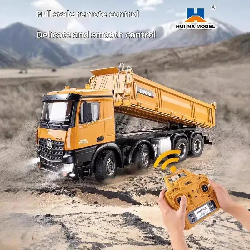  RC Dump Truck Remote Control 12 Channel Heavy Duty Lights -  ToylandEU™