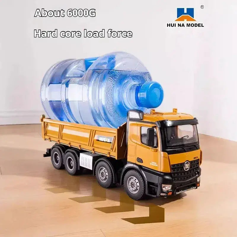 RC Dump Truck Remote Control Heavy Duty Metal Lights - ToylandEU