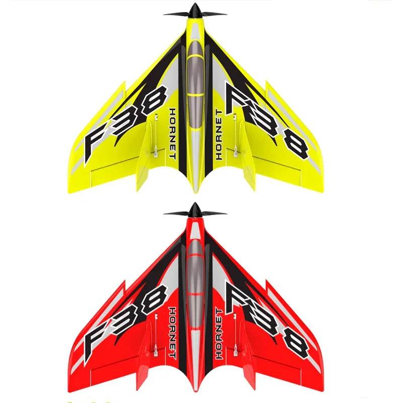 RC EVYVKV F38 Delta Wing RC Racing Aircraft Model - Remote Control EPO Foam Plane for DIY Enthusiasts and Gift Ideas - ToylandEU