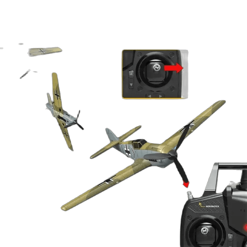 RC Eachine BF109 Mini RC Airplane with 6-Axis Stabilization - RTF Fun! -  ToylandEU™