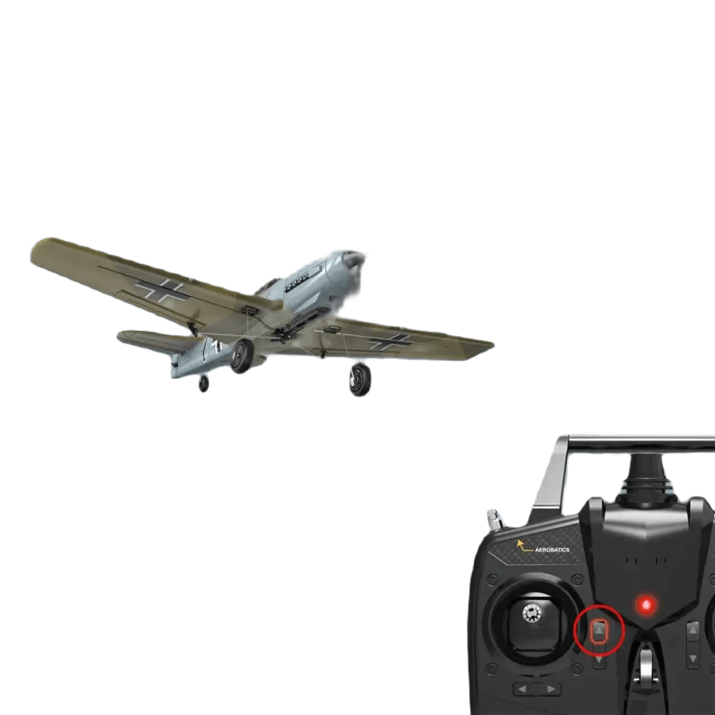 RC Eachine BF109 Mini RC Airplane with 6-Axis Stabilization - RTF Fun! - ToylandEU