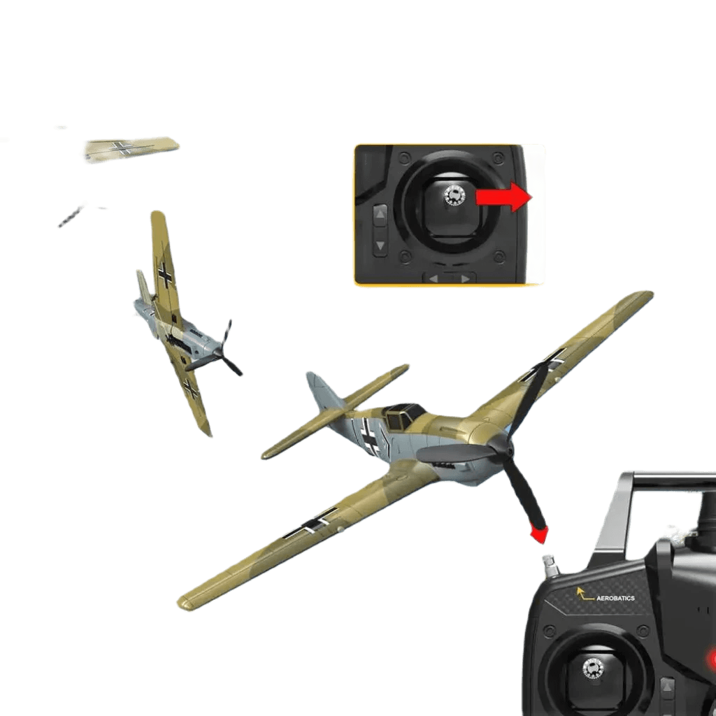 RC Eachine BF109 Mini RC Airplane with 6-Axis Stabilization - RTF Fun! - ToylandEU