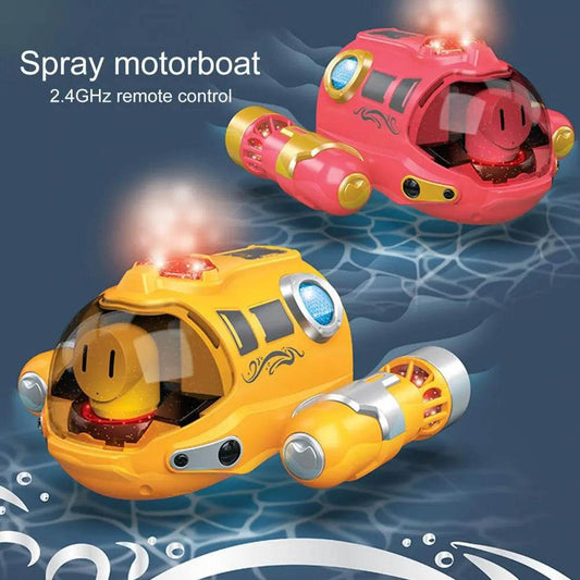 RC Eco-Friendly 2.4GHz Remote Control Boat - Rechargeable Fun for All! - ToylandEU