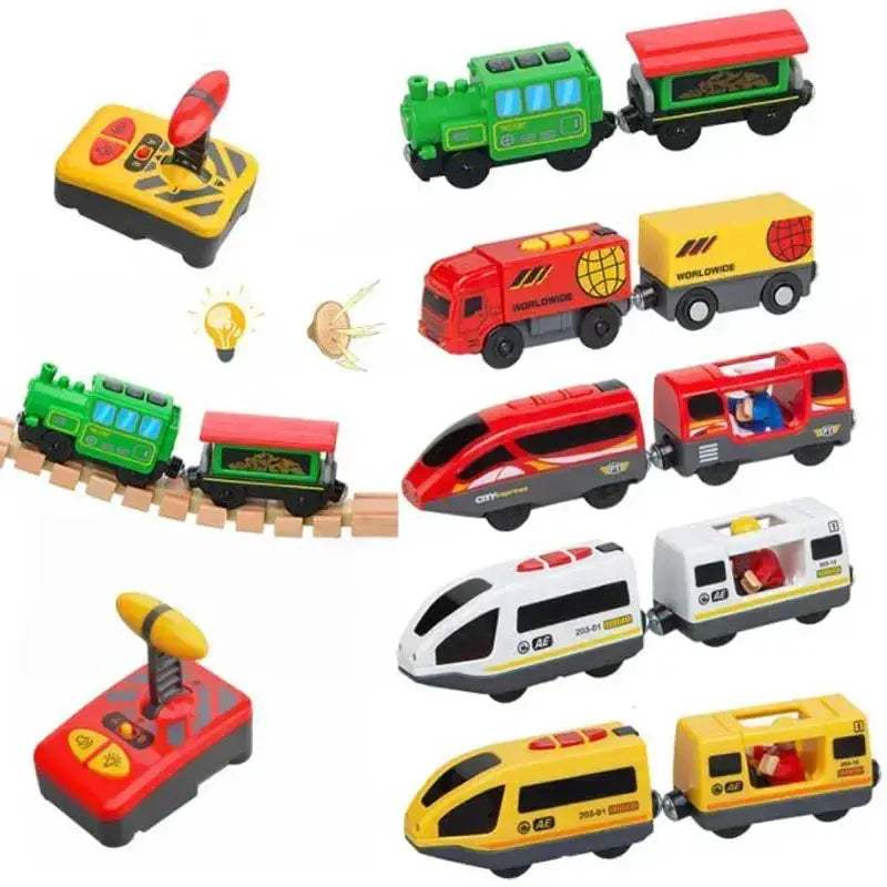 RC Electric Train Diecast Locomotive Magnetic For Kids - ToylandEU