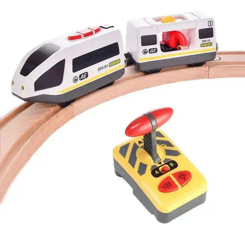 RC Electric Train Diecast Locomotive Magnetic For Kids - ToylandEU