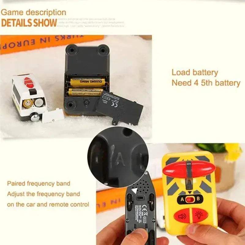 RC Electric Train Diecast Locomotive Magnetic For Kids - ToylandEU