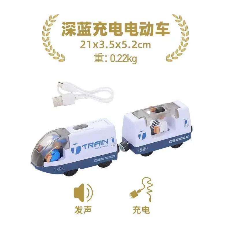 RC Electric Train Diecast Locomotive Magnetic For Kids - ToylandEU