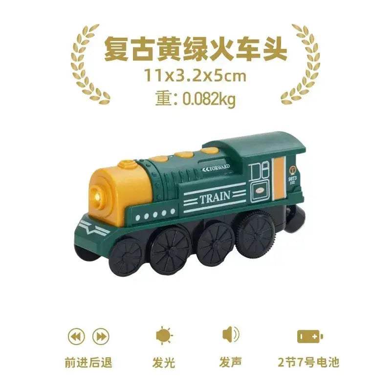 RC Electric Train Diecast Locomotive Magnetic For Kids - ToylandEU