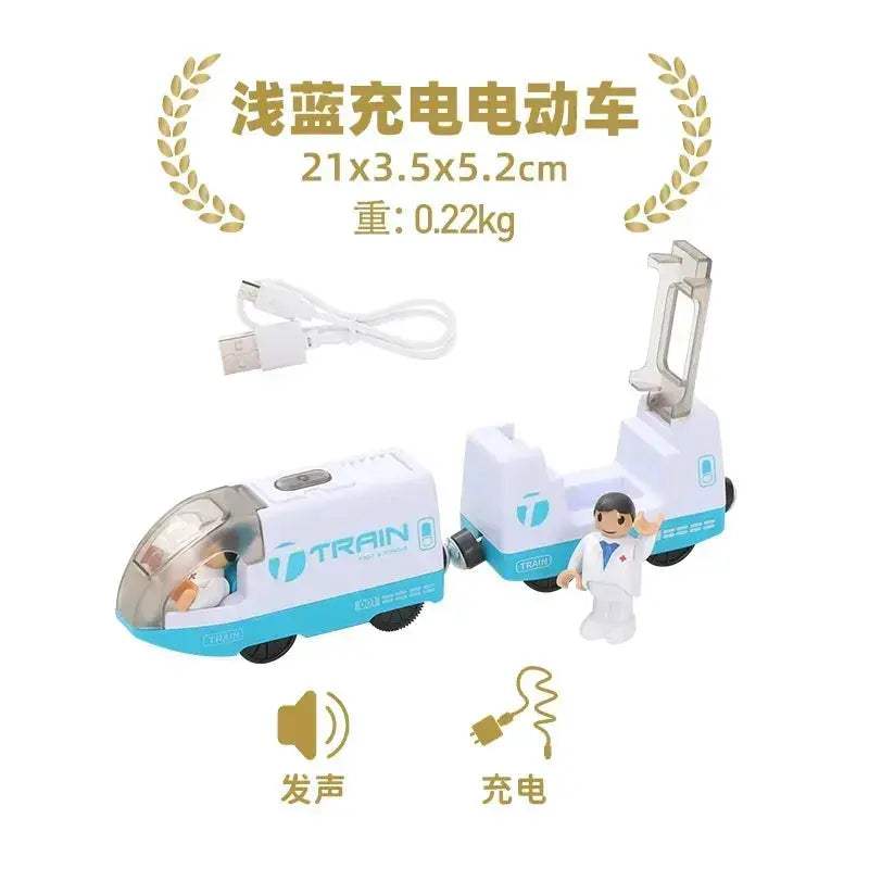 RC Electric Train Diecast Locomotive Magnetic For Kids - ToylandEU
