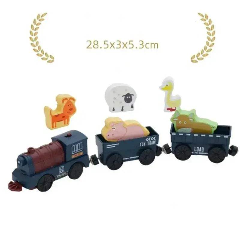 RC Electric Train Diecast Locomotive Magnetic For Kids - ToylandEU